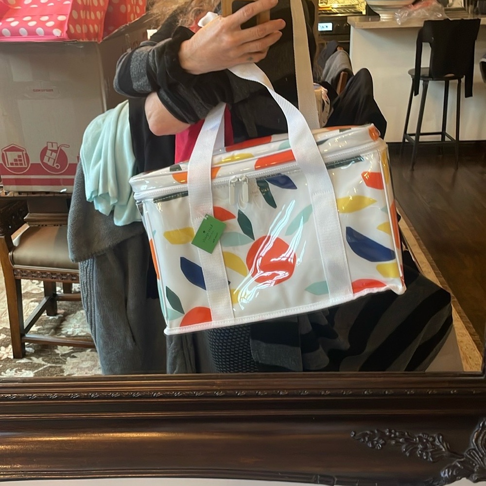 🌟🌟HOST PICK🌟🌟Kate Spade Multicolor Cooler Bag Large NWT - Picture 3 of 9